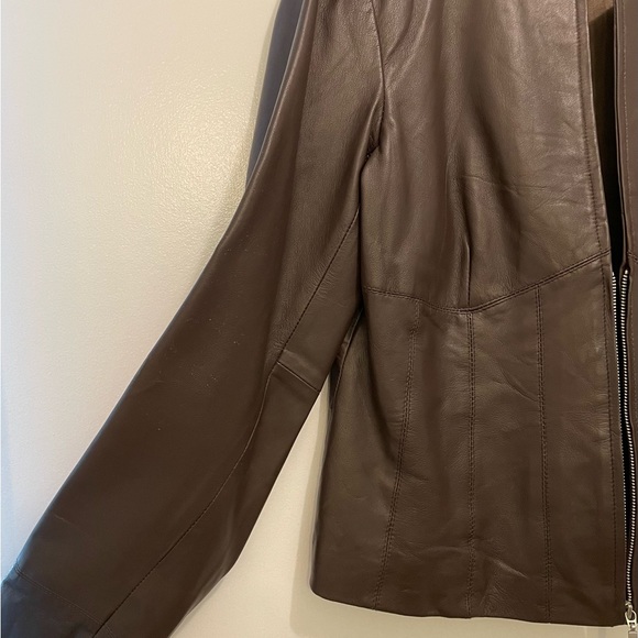 Style & Co Leather Jacket - Picture 5 of 8
